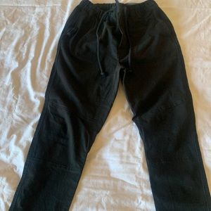 Black H&M Cargo Joggers